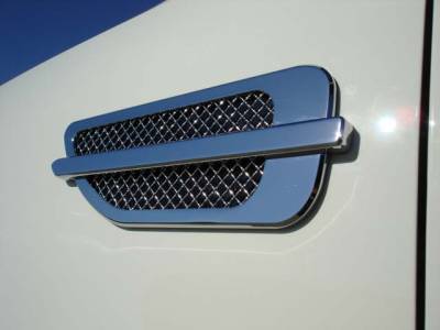 T-REX Grilles - ALL Universal Side Vent, ABS Chrome, 1 Set Escalade style - Part # 49001