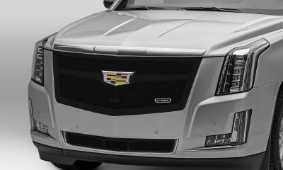 T-REX Grilles - 2015-2020 Escalade Upper Class Series Mesh Grille, Black, 1 Pc, Replacement, Fits Vehicles with Camera - Part # 51181
