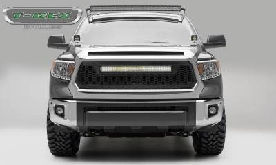 T-REX Grilles - 2014-2017 Tundra Stealth Laser Torch Grille, Black, 1 Pc, Replacement, Black Studs with (1) 30 LED - Part # 7319641-BR
