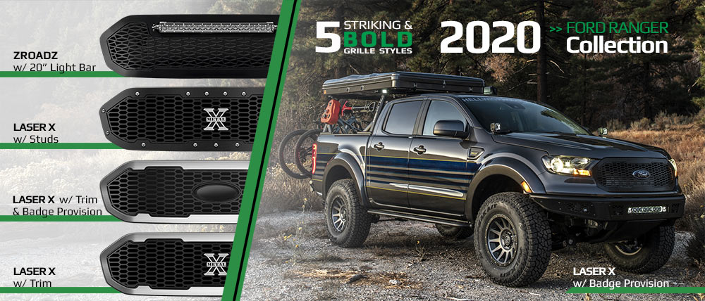 2020 Ford Ranger Grille Collection