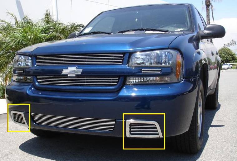 Fedar Overlay Billet Grille Insert for Compatible With 2006-2009 Chevy Trailblazer SS 