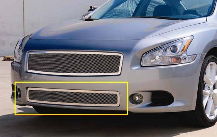 2009-2014 Nissan Maxima Upper Class Polished Stainless Bumper Mesh