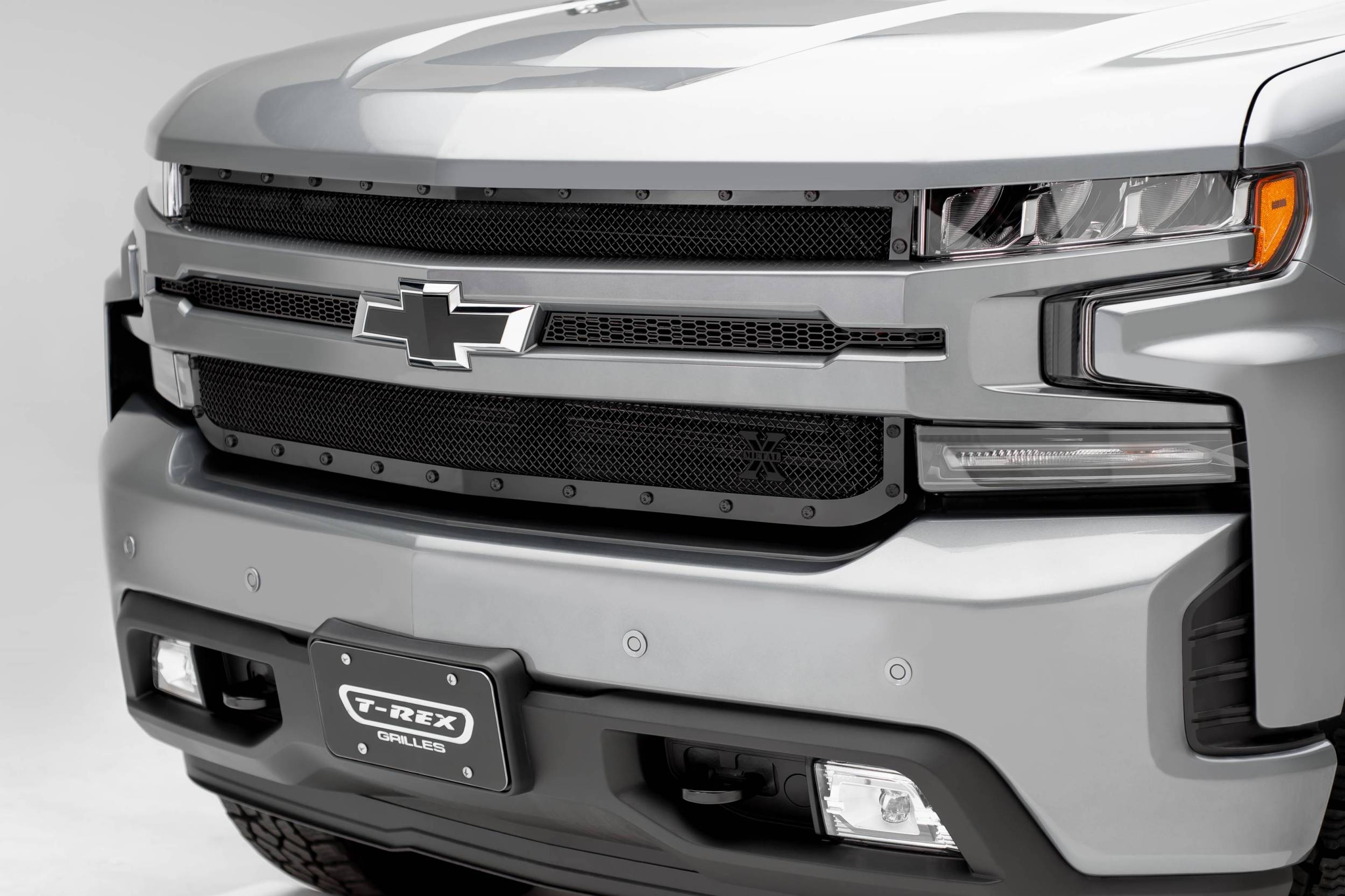 2019-2021 Silverado 1500 Stealth X-Metal Grille, Black, 1 Pc ...