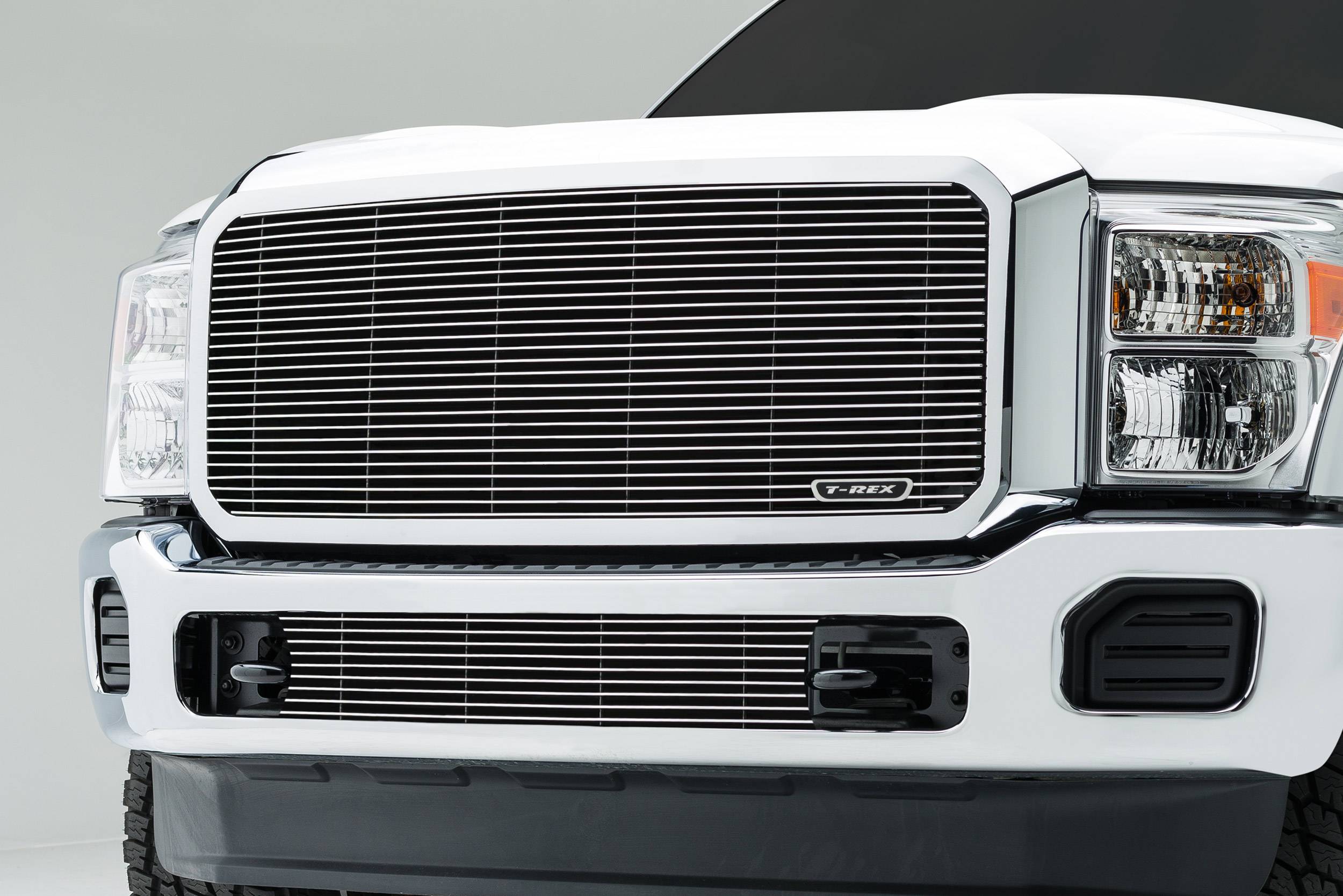 2011-2016 Super Duty Billet Grille, Polished, 1 Pc, Insert - Part