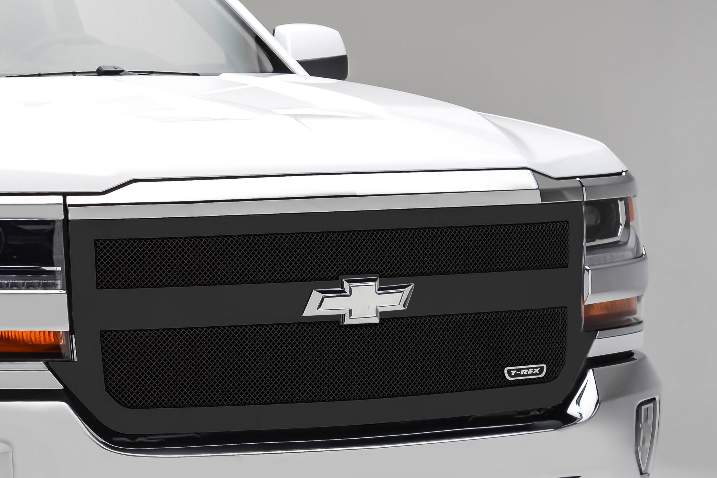 20162018 Chevrolet Silverado 1500 Z71 Upper Class Series, Powder Coated Black, Pc Main Grille