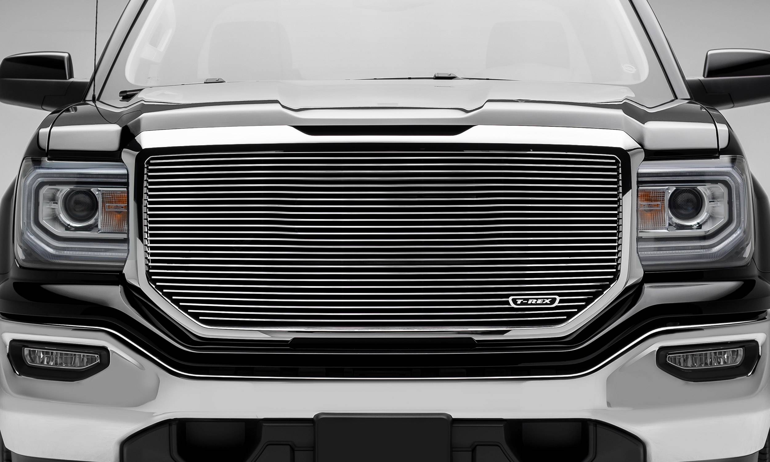 2016-2018 Sierra 1500 Laser Billet Grille, Polished, 1 Pc, Insert