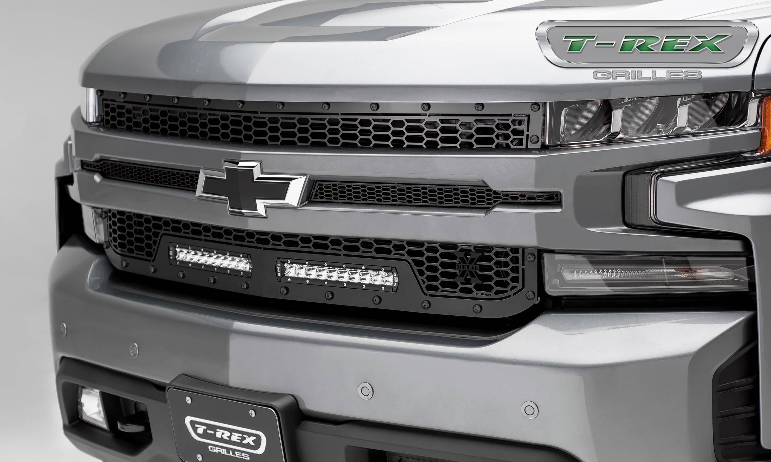 2019-2022 Silverado 1500 Stealth Laser Torch Grille, Black 2019-2022 Silverado 1500 Stealth Laser Torch Grille, Black