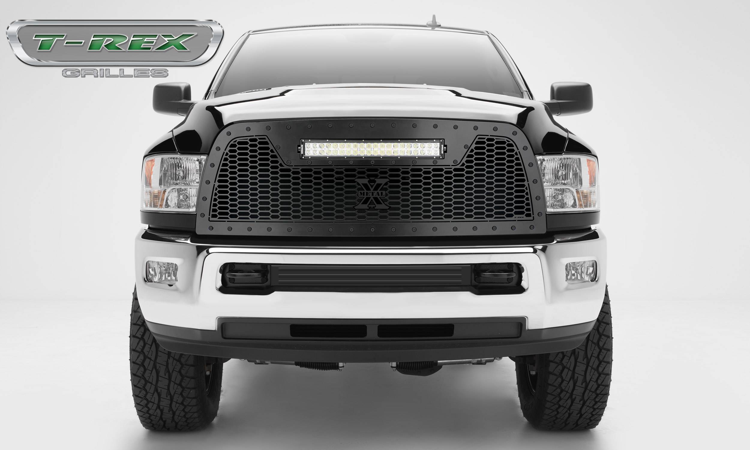 20132018 Ram 2500, 3500 Stealth Laser Torch Grille, Black, 1 Pc