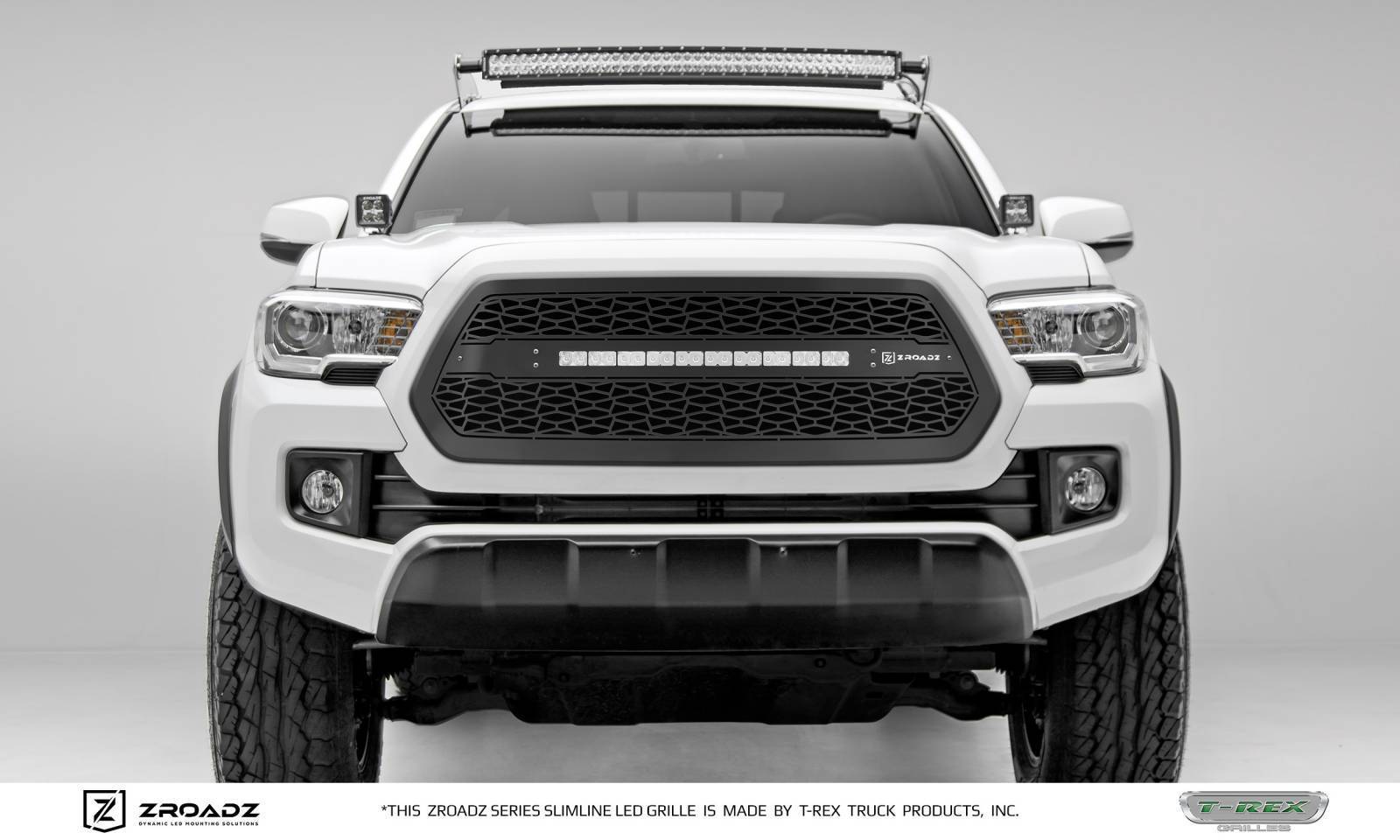 2016-2017 Tacoma ZROADZ Grille, Black, 1 Pc, Insert with (1) 20