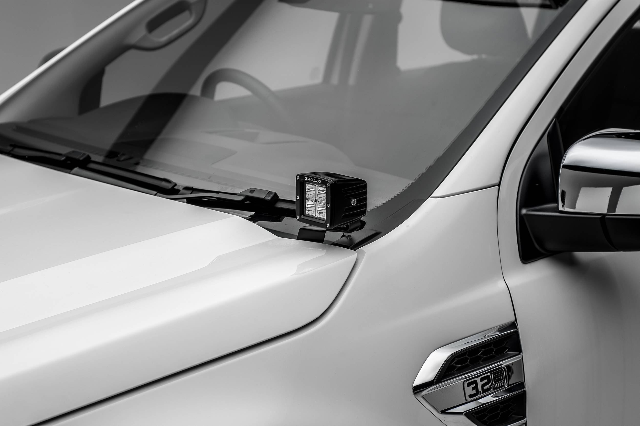 2015-2018 Ford Ranger T6 Hood Hinge LED Kit with (2) 3 Inch