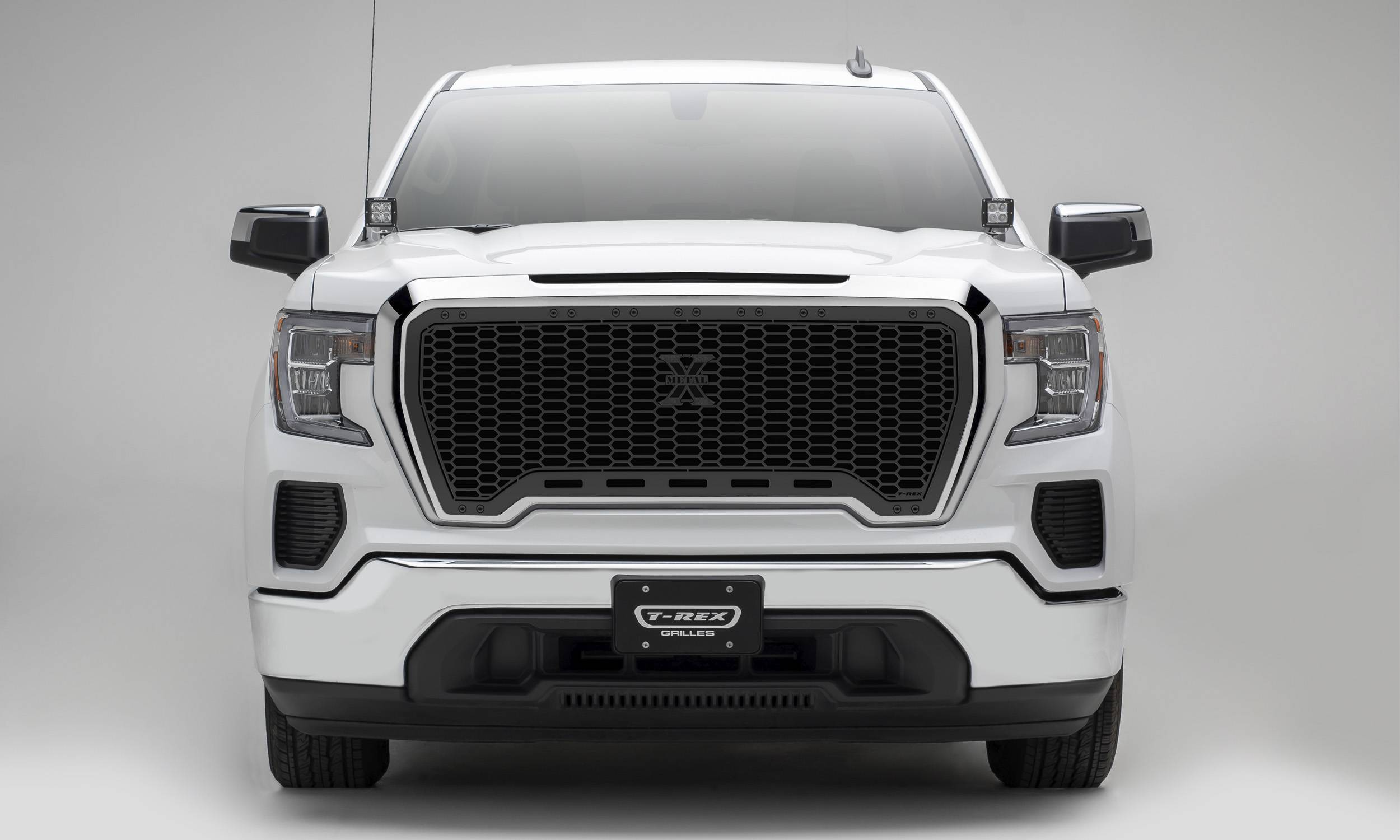 19 21 Gmc Sierra 1500 Stealth Laser X Grille Black Mild Steel 1 Pc Insert Pn Br