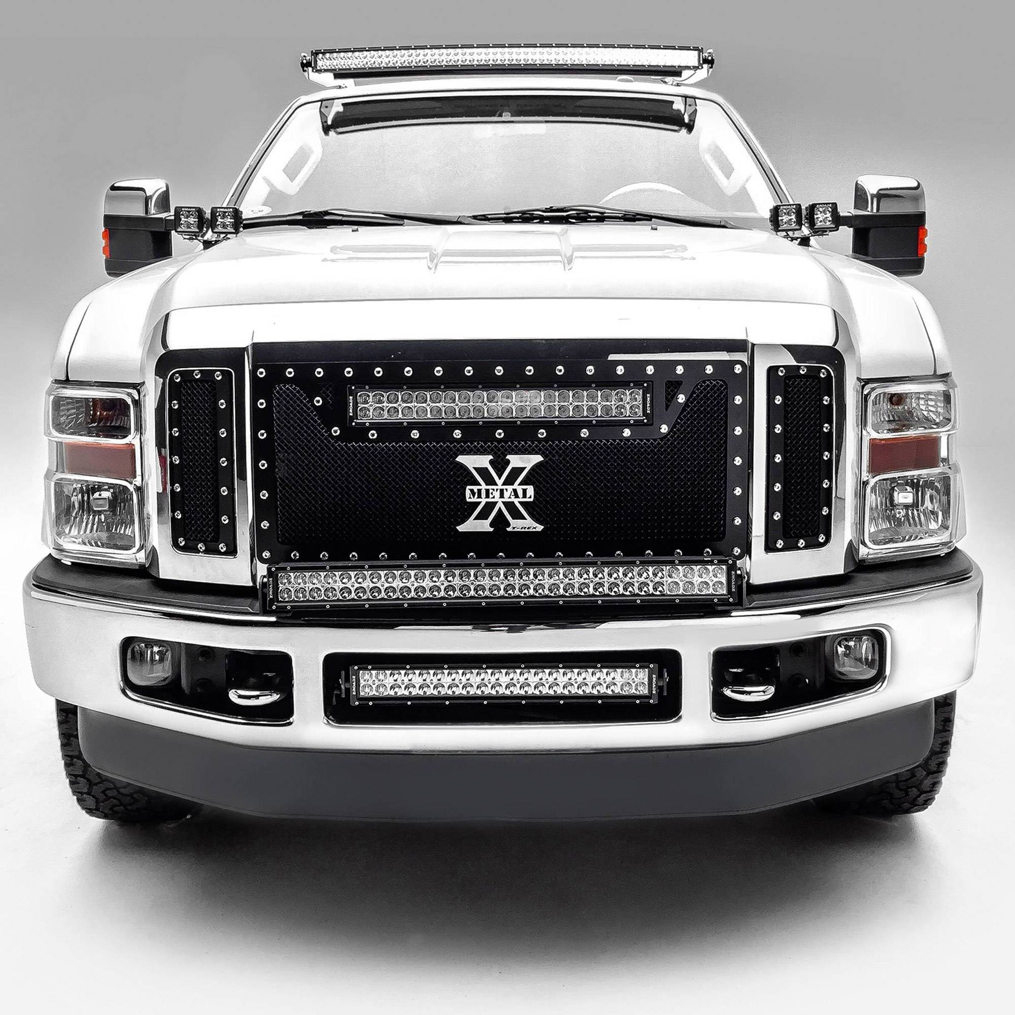 2008-2010 Ford Super Duty Front Bumper Top LED Kit with (1