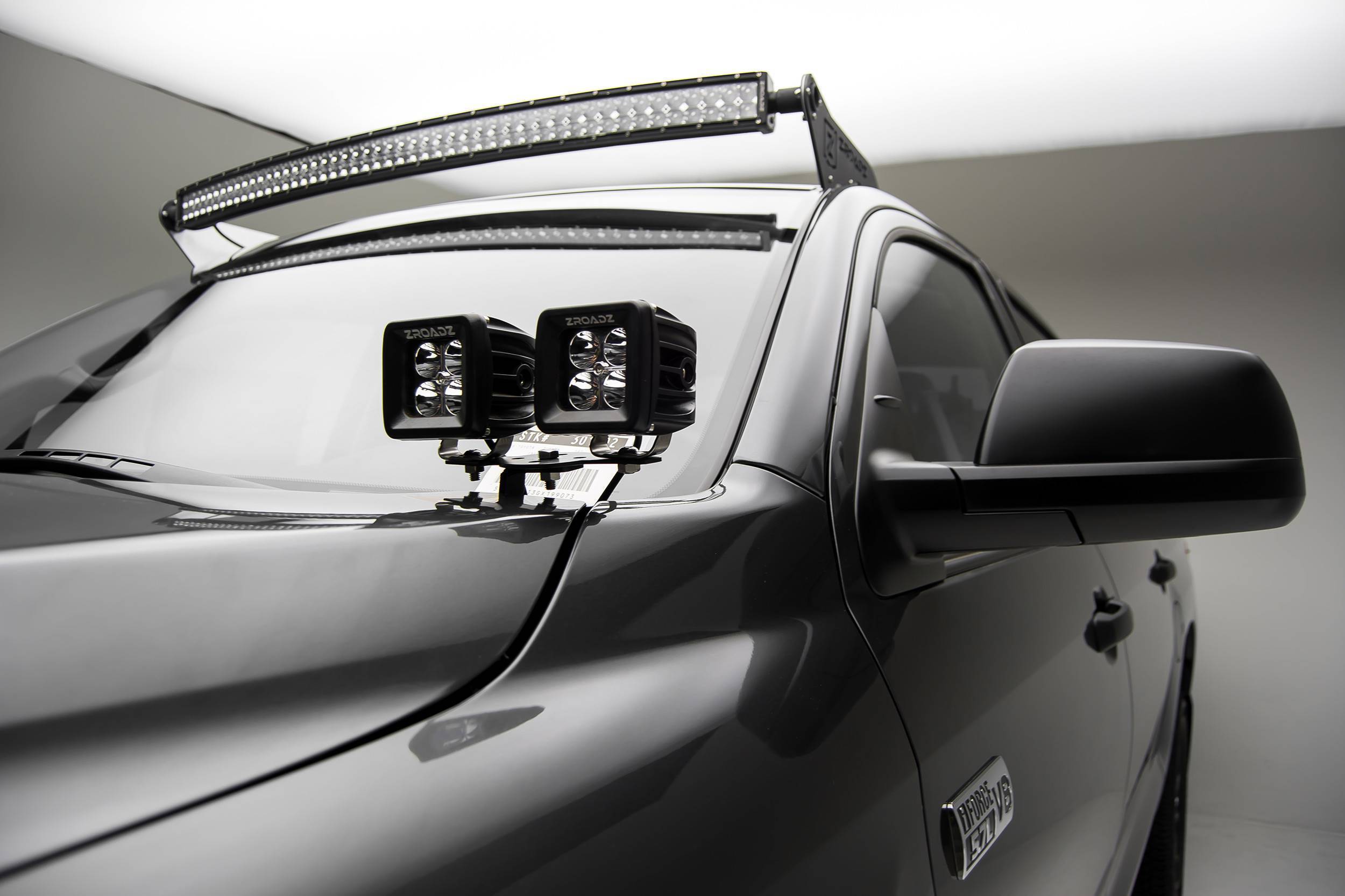2014-2021 Toyota Tundra Hood Hinge LED Kit with (4) 3 Inch LED Pod
