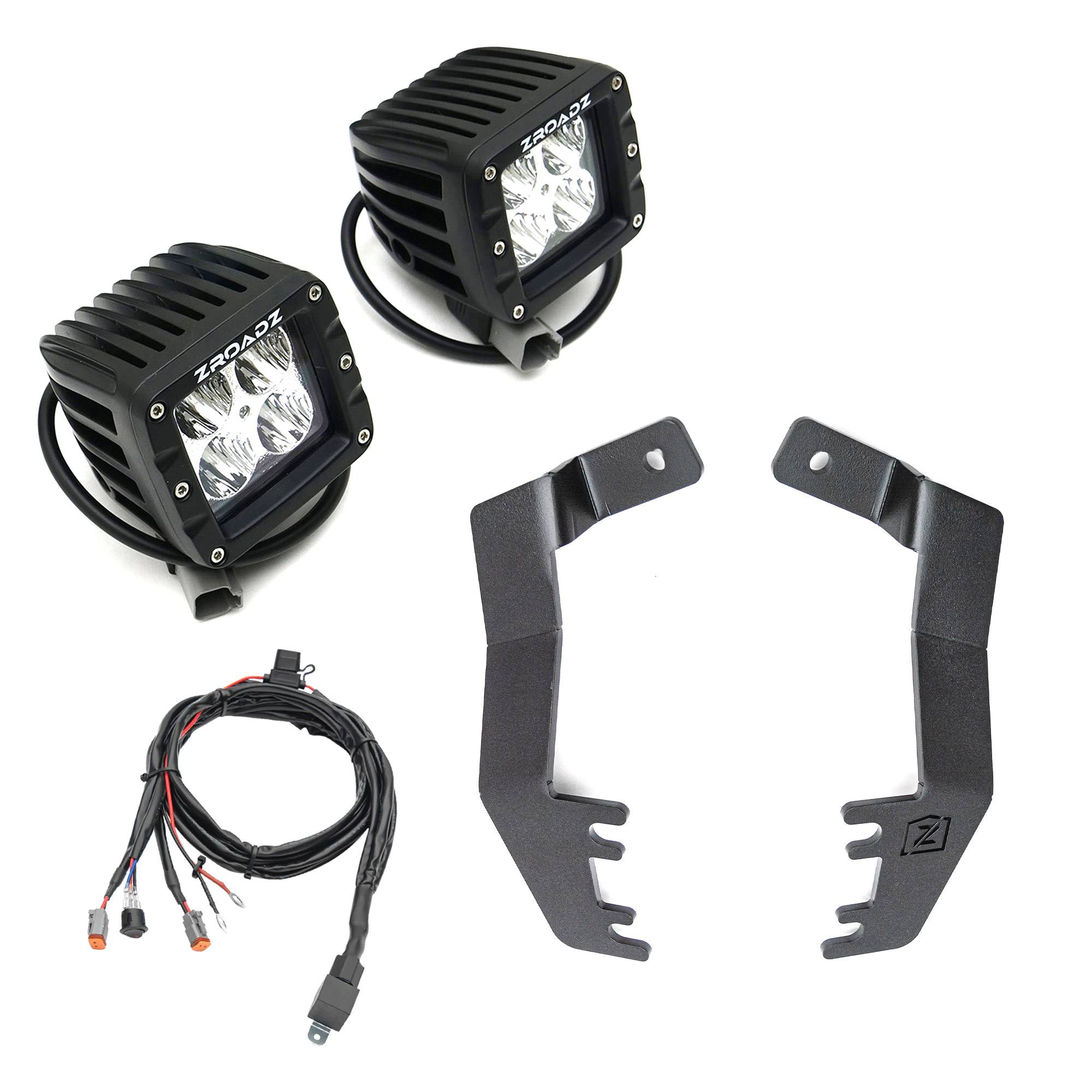 2022-2024 Toyota Tundra Hood Hinge LED Kit with (2) 3 Inch 2022-2024 Toyota Tundra Hood Hinge LED Kit with (2) 3 Inch