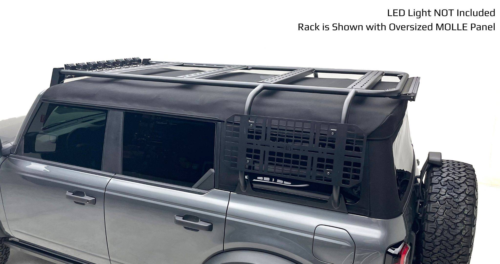 JcrOffroad: Bronco Soft Top Roof Rack 6th Gen (21, 50% OFF