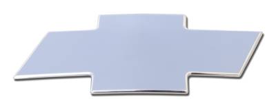 T-REX Grilles - 2011-2014 Silverado HD Front Bowtie, Plain, Polished, 1 Pc, Bolt-On - Part # 19115