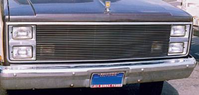 T-REX Grilles - 1981-1988 GMC/Chevy Billet Grille, Polished, 1 Pc, Replacement, 20 Bars - Part # 20015