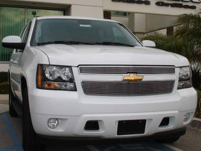 T-REX Grilles - 2007-2014 Avalanche, 07-14 Sub/Tahoe LTZ Billet Grille, Polished, 2 Pc, Insert - Part # 20051 - Overstock - On sale