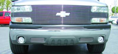 T-REX Grilles - 1999-2002 Chevrolet Suburban/Tahoe, 99-02 Silverado Full Face Billet Main Grille (27 Bars) - Pt # 20079