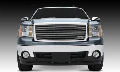 T-REX Grilles - 2007-2013 Sierra 1500 All Terrain Billet Grille, Polished, 1 Pc, Insert - Part # 20204