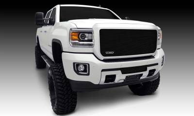 T-REX Grilles - 2015-2019 Sierra HD Billet Grille, Black, 1 Pc, Insert - Part # 20211B