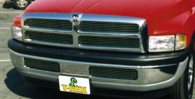 T-REX Grilles - 1994-2001 Dodge Ram Billet Grille, Polished, 4 Pc, Insert - Part # 20450
