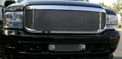 T-REX Grilles - 2000-2004 Ford Excursion Billet Grille, Polished, 3 Pc, Insert - Part # 20585