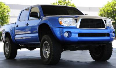 T-REX Grilles - 2005-2010 Tacoma Billet Grille, Black, 1 Pc, Insert - Part # 20895B - Last one in stock