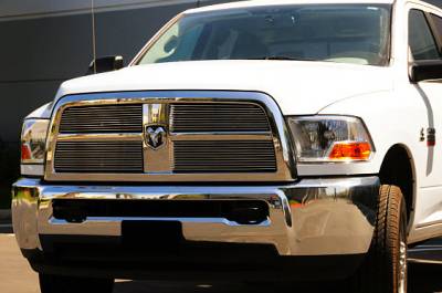 T-REX Grilles - 2010-2012 Ram 2500, 3500 Billet Grille, Polished, 4 Pc, Overlay - Part # 21451