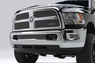 T-REX Grilles - 2013-2018 Ram 2500, 3500 Billet Grille, Polished, 4 Pc, Replacement - Part # 21452