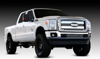 T-REX Grilles - 2011-2016 Super Duty Billet Grille, Polished, 4 Pc, Overlay - Part # 21546