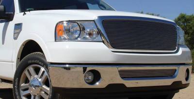 T-REX Grilles - 2004-2008 F-150, 05-08 Mark LT Billet Grille, Polished, 1 Pc, Insert - Part # 21556