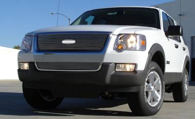 T-REX Grilles - 2006-2010 Explorer XLT, Limited Billet Grille, Polished, 1 Pc, Overlay - Part # 21659