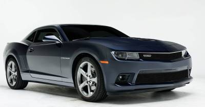 T-REX Grilles - 2014-2015 Camaro Billet Bumper Grille, Black, 1 Pc, Overlay, V8 - Part # 25032B
