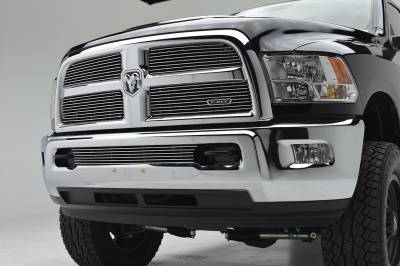 T-REX Grilles - 2013-2018 Ram 2500, 3500 Billet Bumper Grille, Polished, 1 Pc, Insert - Part # 25452