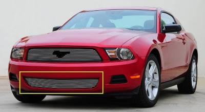 T-REX Grilles - 2010-2012 Ford Mustang Base Bumper Billet - Base Models - Pt # 25518