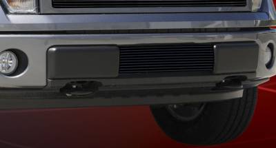 T-REX Grilles - 2009-2014 F-150 Billet Bumper Grille, Black, 1 Pc, Bolt-On - Part # 25569B