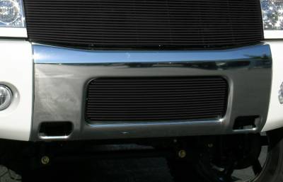 T-REX Grilles - 2004-2014 Armada, 04-14 Titan Billet Bumper Grille, Black, 1 Pc, Bolt-On - Part # 25780B - Overstock - On sale