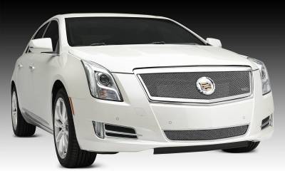 T-REX Grilles - 2013-2014 Cadillac XTS Upper Class Series Mesh Grille, Polished, 1 Pc, Replacement, Full Opening - Part # 54173