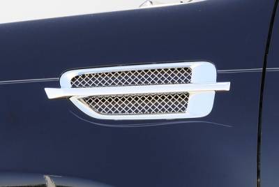 T-REX Grilles - 2007-2014 Escalade Upper Class Side vent, Polished, 2 Pc, Insert - Part # 54199