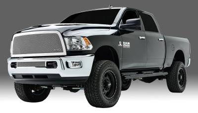 T-REX Grilles - 2013-2018 Ram 2500, 3500 Upper Class Series Mesh Grille, Polished, 1 Pc, Replacement - Part # 54452