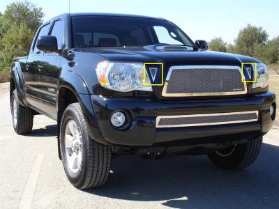 2011 Tacoma Upper Class Series Mesh Grille, Polished, 2 Pc, Bolt-On - Part # 54937