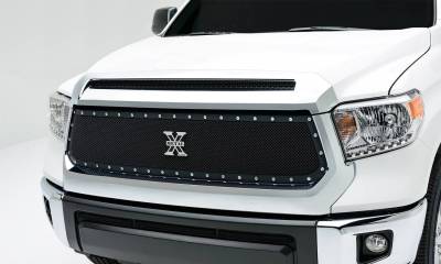 T-REX Grilles - 2014-2017 Tundra X-Metal Grille, Black, 1 Pc, Replacement, Chrome Studs - PN #6719641