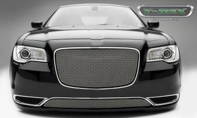 T-REX Grilles - 2015-2018 Chrysler 300 Sport Grille, Polished, 1 Pc, Overlay - Part # 44436