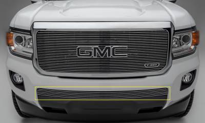 T-REX Grilles - 2015-2020 GMC Canyon Billet Bumper Grille, Polished, 1 Pc, Insert - Part # 25371