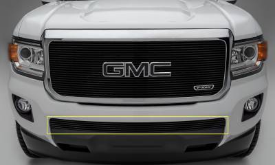 T-REX Grilles - 2015-2020 GMC Canyon Billet Bumper Grille, Black, 1 Pc, Insert - Part # 25371B