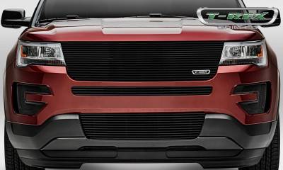 T-REX Grilles - 2015-2017 Explorer Laser Billet Main Grille, Black, 1 Pc, Replacement, without Logo Recess - Part # 6216651