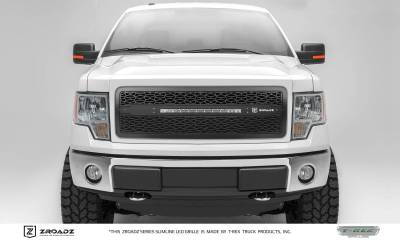 T-REX Grilles - 2009-2012 F-150 ZROADZ Grille, Black, 1 Pc, Insert with (1) 20" LED - PN #Z315681 - Special Order - 4 weeks lead time