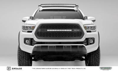 T-REX Grilles - 2016-2017 Tacoma ZROADZ Grille, Black, 1 Pc, Insert with (1) 20" LED - PN #Z319411