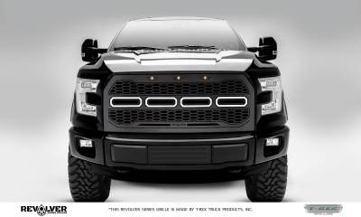 T-REX Grilles - 2015-2017 F-150 Revolver Grille, Black, 1 Pc, Replacement, Does Not Fit Vehicles with Camera - Part # 6515751
